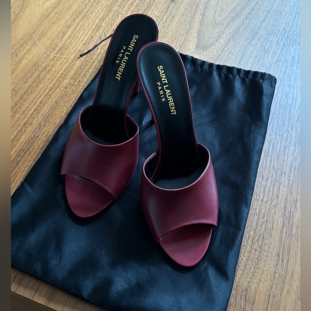 Saint Laurent Stiletto Mule Sandal EU38